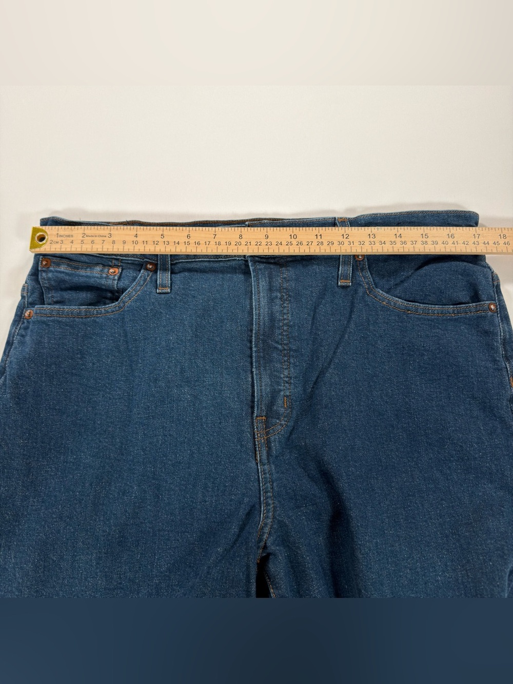 Madewell The Perfect Vintage Wide Leg Jeans Womens Size 32 High Rise Denim 32x30 - Picture 12 of 15